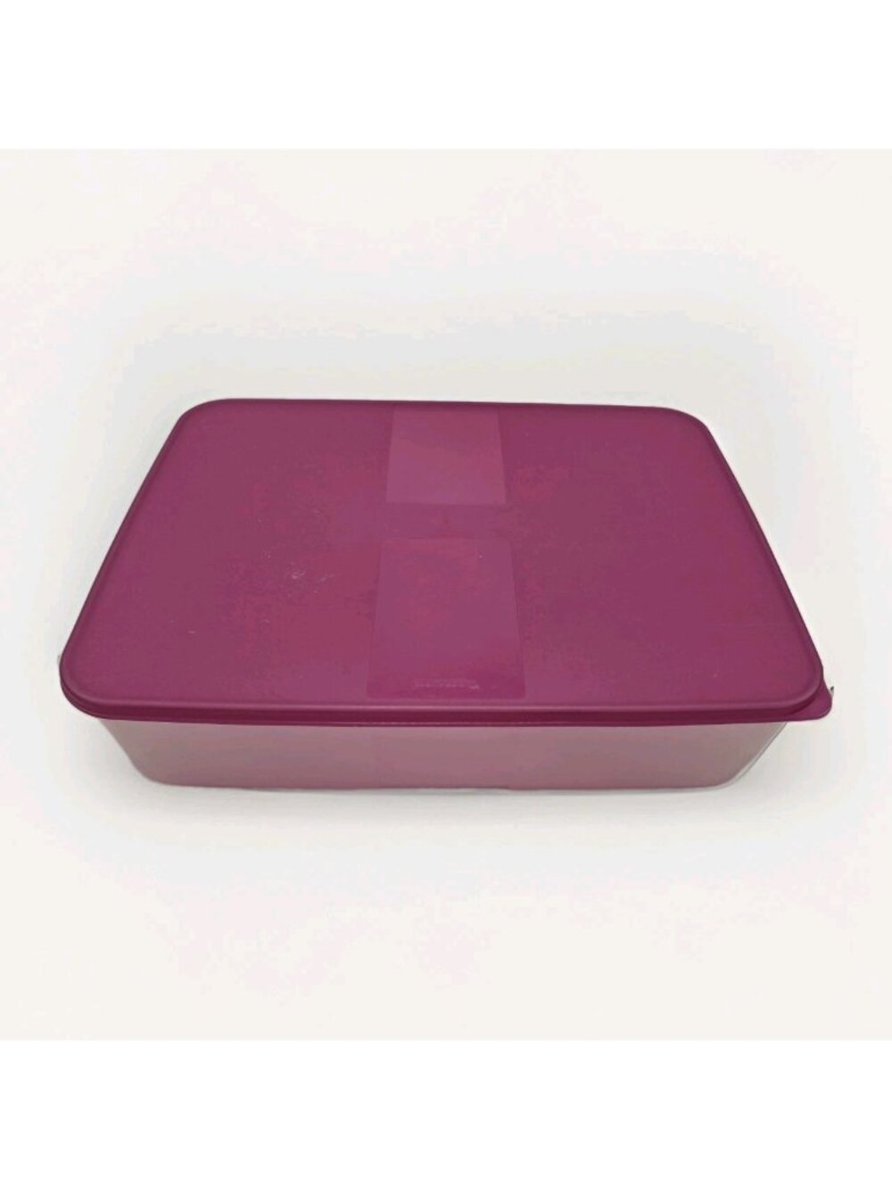 Tupperware 12.5 Cup Freezer Mate Sheer #2097 w/Berry Purple Lid #2095 –